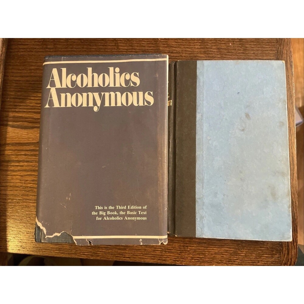 AA Recovery Book Lot Alcoholics Anonymous Big Book Twelve Steps And Traditions